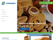 Tablet Screenshot of candon.com.br
